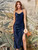 MisShow Satin Cowl Neck Women Beach Midi Dresses for Summer Sexy High Slit Sheath Evening Party Dresses for Christmas New Year
