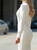 Elegant Long Sleeve Bodycon Dress Chic Fall/Winter Office & Party Midi Dress for Women