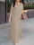 2025 ZANZEA Autumn Dress Plus Size Women Long Shirt Dress Vintage Lapel Neck 3/4 Sleeve Holiday Work Sundress Robe Femme Kaftan
