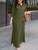2025 ZANZEA Autumn Dress Plus Size Women Long Shirt Dress Vintage Lapel Neck 3/4 Sleeve Holiday Work Sundress Robe Femme Kaftan