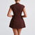 Temperament Solid Color Sleeveless Dress Female Fashion Sexy V-Neck Slim A-Line Skirt Spring And Summer New Women'S Clothing