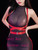 Sexy Women Sheer See Through Micro Mini Dress Oil Shiny Bandage Tight Packet Hip Step Dress Cosplay Maid Pencil Dress