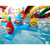 1 pcs of inflatable water bowling games with air pumps, swimming pools, and inflatable underwater sports suitable for swimming p