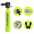 DEDEPU 0.5L scuba tank Small Scuba Diving Green Air Tank for Underwater Sports
