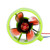 480KV Underwater Brushless Motor Clockwise 4-Blade Propellers 12-24V Waterproof Electric Motor Drive Engine for RC Bait Boat