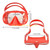 E56D Diving Mask Silicone Anti-Fog Snorkeling Goggles Underwater Mask