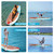 Premium Drop Stitch PVC Inflatable Paddle Board with Non Slip EVA Deck for Coastal Recreation and Family Water Activities