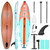 Durable Heavy Duty PVC Drop Stitch Inflatable Paddle Board with Non Slip EVA Deck for Ocean River and Lake Water Sports