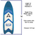 Multi-people Premium Inflatable Stand up Paddle Board Party Fun Water SUP Board