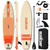 Inflatable Stand Up Paddle Board for adults and youth PVC material blue anti-slip EVA deck and wide stance for stability