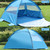 Beach Tent 2-3 Persons Pop Up Tent Automatic Quickly Open Outdoor Camping Tour  Portable Sun protection with Extended Mat