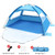 Beach Tent 2-3 Persons Pop Up Tent Automatic Quickly Open Outdoor Camping Tour  Portable Sun protection with Extended Mat