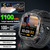 New 1100mAh Big Battery Smart Watch Men Outdoor Compass Bluetooth Call IP68 Waterproof Sports 2.01 Inch Flashlight Smart Watch