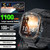 New 1100mAh Big Battery Smart Watch Men Outdoor Compass Bluetooth Call IP68 Waterproof Sports 2.01 Inch Flashlight Smart Watch