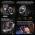 Luxury Metal Smart Watch For Men AMOLED Screen Bluetooth Call GPS Tracking Sports Heart Rate Monitor Smart watch For Android iOS