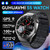 Luxury Metal Smart Watch For Men AMOLED Screen Bluetooth Call GPS Tracking Sports Heart Rate Monitor Smart watch For Android iOS