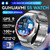 Luxury Metal Smart Watch For Men AMOLED Screen Bluetooth Call GPS Tracking Sports Heart Rate Monitor Smart watch For Android iOS