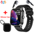 TWS Earphone Smartwatch 2.01" Headset 2 in 1 Smart Watch BT Call Blue Tooth Headphones Watches Heart Rate Sport Fitness Bracelet