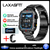 LAXASFIT 2025 New Smart Watch Men's Outdoor Watch 1.85 inch Voice Assistant Bluetooth Call with LED Flashlight Smart Watch
