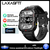 LAXASFIT 2025 New Smart Watch Men's Outdoor Watch 1.85 inch Voice Assistant Bluetooth Call with LED Flashlight Smart Watch