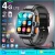 PGD SmartWatch 4G LTE GPS Wifi SIM Card NFC Dual Camera Rugged 64G ROM Storage Heart Rate Sports Smart Watch Men