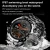 LIGE 2024 Full Circle Touch Screen Steel Band Luxury Bluetooth Call Men Smart Watch Waterproof Sport Activity Fitness Watch+Box