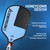 Kawasaki KING 6 USAPA Approved Wide Body Large Sweet Spot pickleball paddle With Cover
