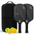 Fashion T700 Pickleball Paddle Carbon Fiber 16MM Pickleball Rackets Set Lightweight USAPA Approved Professional Game Supplies