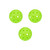 3/6/12pcs Indoor Pickleball Balls 26 Holes Colorful and Durable Pickleballs 72mm Training Ball Practice Competition Pickleball