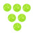 3/6/12pcs Indoor Pickleball Balls 26 Holes Colorful and Durable Pickleballs 72mm Training Ball Practice Competition Pickleball