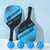 Pickleball Racket Set (2 Rackets + 4 Balls + 1 Cosmetics Bag) High-Quality Poplar Base Plate Pickleball Racket Set Outdoor Sports Special Beginners Entry Training Racket Beach Sports Equipment