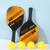 Pickleball Racket Set (2 Rackets + 4 Balls + 1 Cosmetics Bag) High-Quality Poplar Base Plate Pickleball Racket Set Outdoor Sports Special Beginners Entry Training Racket Beach Sports Equipment