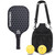 Pickleball Paddles Set of 2 USAPA Approved Fiberglass Pickle Ball Paddles with 4 Pickle Balls Durable Racket for Beginners