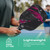 Black Purple Polka Dot USAPA Pickleball Paddle Fiberglass Surface High Grit & Spin Unibody Edgeless Sport Racquet Pickleball