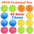 6Pcs/Set Pickleball Balls 40 Holes Outdoor Pickleball Colorful High Bounce Pickle Ball Set Adult Training Competition Pickleball
