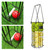 Black Pickleball Picker Upper Large Capacity Press Collector Tennis Ball Picker with Lid Ergonomic Handle Tennis Balls Collector