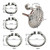 Flat Cage Stainless Steel Small Size Male Chastity Device, Honeycomb Cock Cage, Penis Ring Lock, Chastity Belt, Penis Sleeves