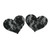 3Pairs Heart Lace Pads Body Breasts Stickers Smooth STAR Toys Women Flower Fabric Self-adhesive Nipple Covers Disposable unbra