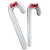 Glass Anal Butt Plug Christmas Gift G-spot Anal Masturbating Clear Sleek Candy Cane Dildo Christmas Decorations Ass Erotic Toys