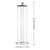 Cylinder Sealed Penis Pump Sleeve Accessories for Dick Extender Enlargement Vacuum Pumps Masturbator Ring Flask Part Replacement