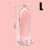 Large Crystal Clear Silicone Dragon Egg Anal Plug with Size Markings Soft Flexible Prostate Massager for Men And Women