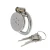 Flat Male Cock Cage with Metal Catheter - 18+ Urethral Negative Pressure Chastity Lock, BDSM Bondage Toy for Couples