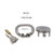 Flat Male Cock Cage with Metal Catheter - 18+ Urethral Negative Pressure Chastity Lock, BDSM Bondage Toy for Couples