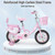 Kids Bike 12-20in  for Girls Ages 3-13 Years with Training Wheels Basket Protective Net Fash Wheel girls bikes ages 5-8