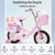 Kids Bike 12-20in  for Girls Ages 3-13 Years with Training Wheels Basket Protective Net Fash Wheel girls bikes ages 5-8