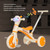Children's stroller / three-wheeled bicycle pedal car / baby riding balance car / used for 1-8 years old