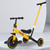 Safety Children's Scooters Portable Non-slip 3 Wheel Balance Bikes for Kids Aged 1-3 Lightweight Pedal Bicycles with Push Handle