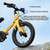 12-14-16-inch aluminum alloy 2-in-1 children's balance bike, with adjustable seat and brake, suitable for 2-8 years old