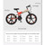 Children's bicycle 6-10-12 - 15 years old, boys and girls, school bicycles, folding variable speed mountain bikes