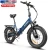 20*4.0 inch fat tire folding electric bicycle, 750W motor urban mountain E-Bike, 48V13AH battery adult electric scooter